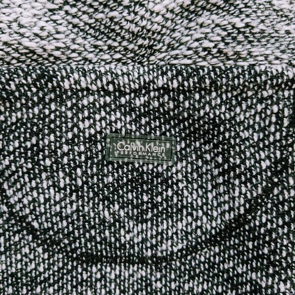 Calvin Klein Performance Quick Dry Cowl Pullover Women's Size 1X Black and White - Picture 5 of 5